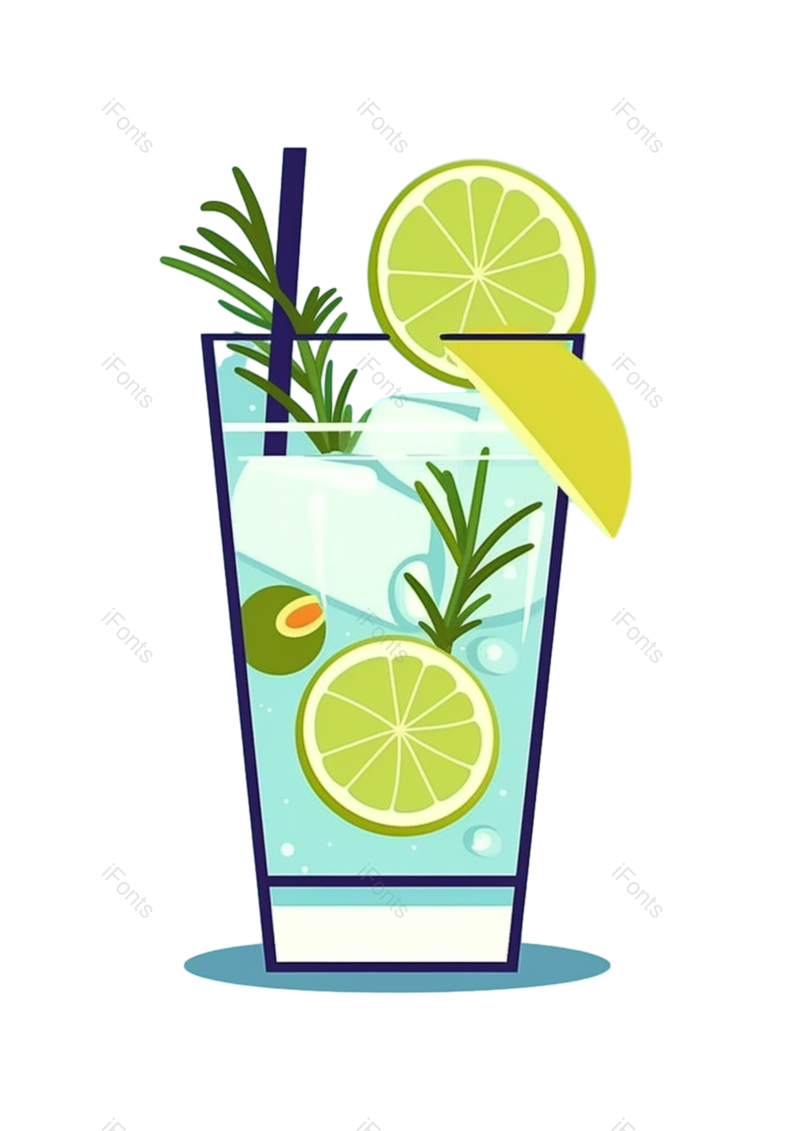 清新图片,现代元素,夏天PNG,插画免抠素材